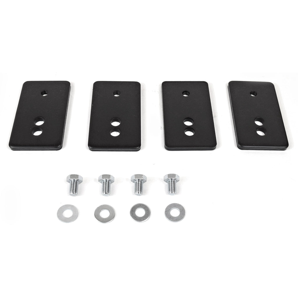 1964-1972 CHEVY CHEVELLE SEAT RELOCATION BRACKET SET (4-PIECES, INCL. 4 BOLTS & WASHERS)