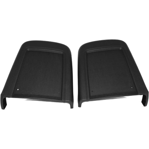 1967 Ford Mustang Deluxe/Shelby Bucket Seat Back Panel Pair Black