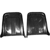 1967 Ford Mustang Deluxe/Shelby Bucket Seat Back Panel Pair Black