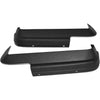 1967 Ford Mustang Deluxe/Shelby Bucket Seat Lower Side Plastic Trims Pair Black