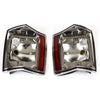 1970-1972 CHEVY CHEVELLE WAGON TAIL LIGHT BEZEL, PAIR, (LH + RH, WITH GASKETS)