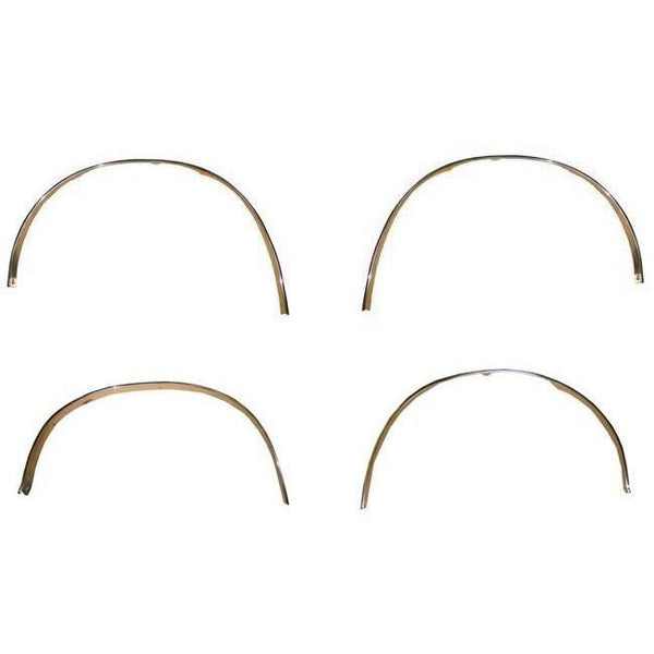 1967-1968 Ford Mustang Wheel Opening Molding, 4 Piece Set